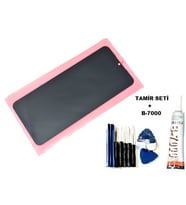 Xiaomi Redmi 10C Uyumlu Lcd Ekran Dokunmatik Servis + B-7000 + Tamir Seti