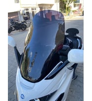 MOTOCAM Piaggio X Evo 250 Ön Cam 2008-2016 Model 70cm Siyah Renkli 4mm UZUN