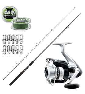 Daiwa StrikeForce 4000 - Remixon Flex 270cm Spin Olta Seti (Renksiz)