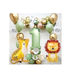 ASLAN KEDİ FOLYOLU BALON SET