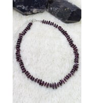 Lal (Granat) Taşı Kolye (Kırmızı)