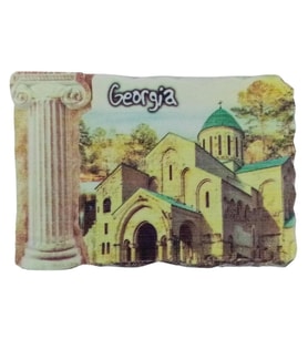 Gürcistan Temalı Sütun Magnet (Karışık)
