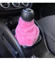 Yumuşak Peluş Vites Körüğü Vites Süsü Şeker Pembe
