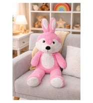100 Cm Dev Peluş Sevimli Tavşan Boo Peluş Oyuncak Peluş Hediyelik