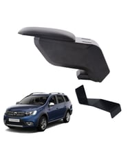 Dacia Logan MCV 2018 Delmesiz Çelik Ayaklı Siyah Kolçak Kol Dayama