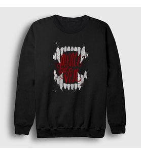 Presmono Unisex Siyah Bite Pierce The Veil Sweatshirt 376613tt