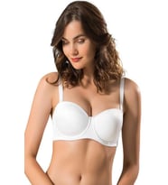 Le Jardin 9300-C Destekli-Balenli Micro Soft Sütyen (Beyaz)
