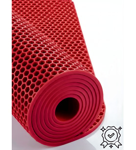 Beylini Petek PVC Paspas Islak Zeminde Kaydırmaz İç Dış Mekan Banyo Duş Lavabo Havuz Kenar Halısı Bal Desen