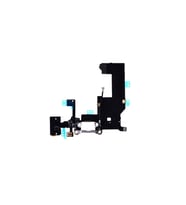 iPhone 5 Kulaklık Soketli Şarj Soketi Film Flex Beyaz Renk