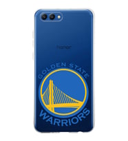 Huawei Honor View 20 Uyumlu Kapak Golden State Warriors Tasarımlı Şeffaf Silikon Kılıf