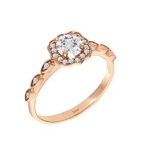 Sirius Pırlanta ve Beyaz Topaz Taşlı Romagna Yüzük 0747R0044