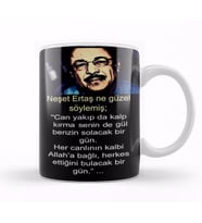 Neşet  Ertaş  Söz   Kupa Bardak Porselen