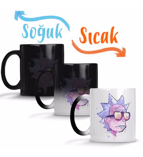 Rick Splat Sihirli Kupa Bardak Porselen