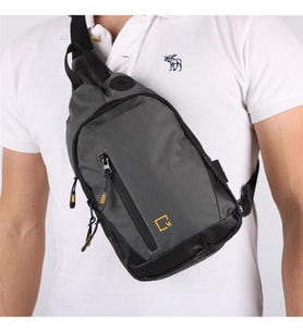 Bagacar Mega Model 1025 Gri Unisex Body Bag Omuz Çantası