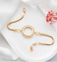 Saklı Takı 925 Ayar Gümüş Çeyrek Model Bileklik
