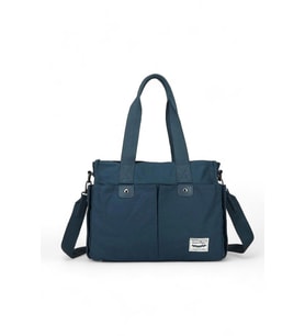 Smart Bags Kanvas Lacivert Kadın Omuz Çantası SMB1307