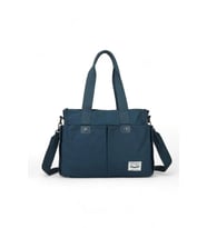 Smart Bags Kanvas Lacivert Kadın Omuz Çantası SMB1307