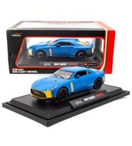 Mınıauto Nıssan GTR50 Mavi 1:24 Metal Çek Bırak Kapıları Açılan Sesli Işıklı Araba
