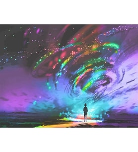 Kasırga Sayılarla Boyama Seti 40x50 cm (Tuvale Gerili)