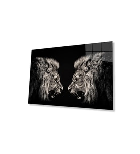 Aslan Cam Tablo 4mm Dayanıklı Temperli Cam (Çok Renkli)