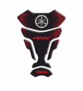 YAMAHA  R6 UYUMLU TANK PAD 003 KIRMIZI