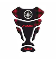 YAMAHA  R6 UYUMLU TANK PAD 003 KIRMIZI
