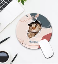Kişiye Özel Kedi Tasarımlı Mouse Pad 129