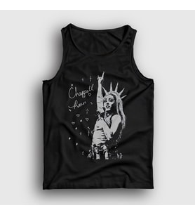 Presmono Unisex Siyah Lady Liberty Müzik Chappell Roan Atlet 498077tt