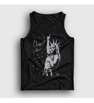 Presmono Unisex Siyah Lady Liberty Müzik Chappell Roan Atlet 498077tt