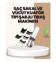 Mey İthalat® Tıraş Makinesi Temizlik ve Yağlama Setiyle Birlikte