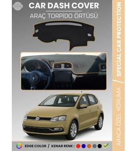 VOLKSWAGEN POLO (2009-2019) Torpido Örtüsü Ön Göğüs Koruma Torpido Koruma Tam Uyum Kaymaz Özel Kesim