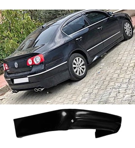 Vw Passat B6 Arka Ek Difüzör Siyah Plastik 2005-2010 Arka-difizör-bodykit-ek-karlık