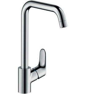 Hansgrohe Focus M41 - Mutfak Musluğu, 1 Tip Çelik, Çıkış Yüksekliği 260 Mm Olan Mutfak Musluğu, 360°