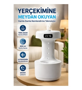 800 ml Anti Yerçekimi Efektli Hava Nemlendirici – Sessiz Aromaterapi Difüzörü