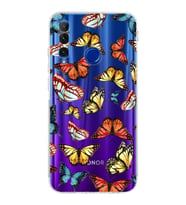 PrintiFy Honor 20 Lite ile Uyumlu Water Color 2  Kamera Korumalı Şeffaf  Kılıf