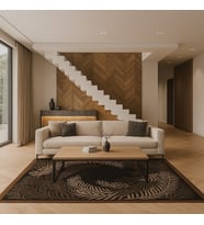 Agkhome Elsa El Dokuma Palmiye Saçaksız Yün Halı 185x230 Cm