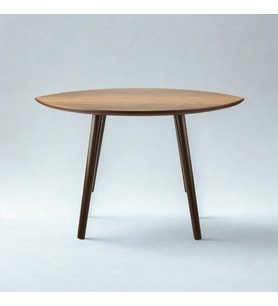 Mermer Desenli Oval Model Sehpa Atlantik (70X47X42 Cm)
