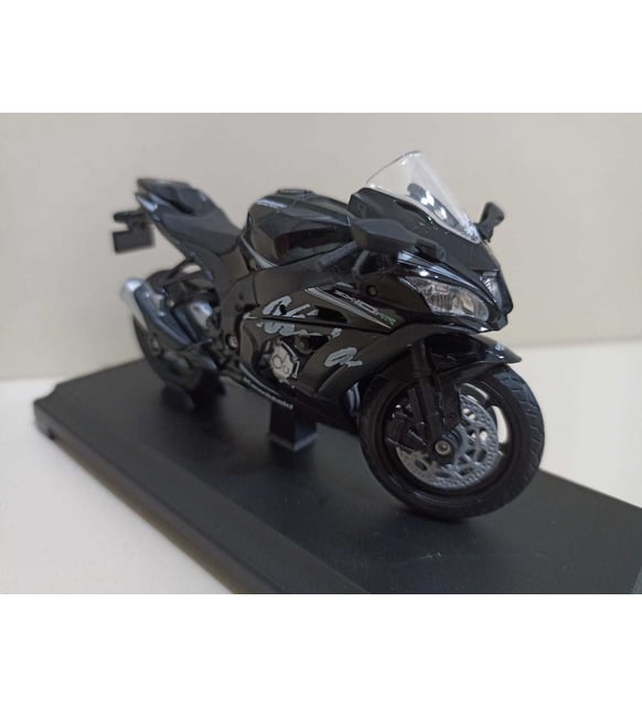 2017 KAWASAKI NINJA ZX10RR 1/18 Ölçek Motosiklet (PLAKALI-YAZILI)