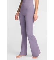 Nike Zenvy Dri-Fit Womens Training Pants.Soft Kumaş Geniş Paça Kadın Antreman Eşofman Altı Mor
