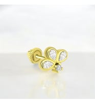 Glorria Altın Balon Helix Piercing