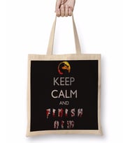Mortal Kombat Keep Calm And Finish Keep Calm Bez Çanta Uzun Saplı