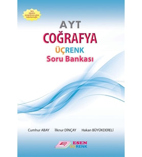 AYT Coğrafya Üçrenk Soru Bankası Esen Yayınları