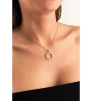 Silver&Gold Kolye (Gümüş - Altın)