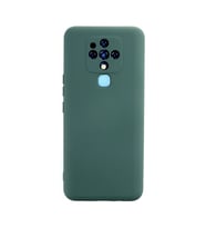 Tecno Camon 16 Kılıf Nano İçi Kadife Silikon - Koyu Yeşil