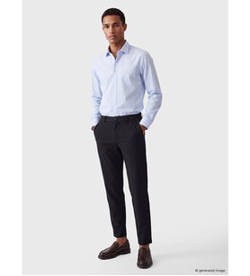 LCW Vision Lacivert Slim Fit Gabardin Erkek Pantolon