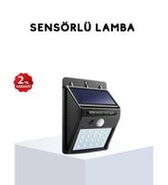 Solar Güneş Enerjili Hareket Sensörlü 4 Taraflı Bahçe Lambası – IP65 Su Geçirmez, 100 LED