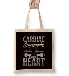 Cardiac Sonography Ultrasound Echography Medical Diagnostic Bez Çanta Uzun Saplı