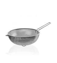 Balsa Saplı Çelik Kevgir Süzgeç 26cm (Gri)
