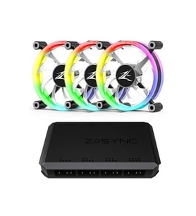 ZALMAN ZM-LF120A3 ARGB Kontrol Üniteli 120mm Kasa Fanı 3-lü paket