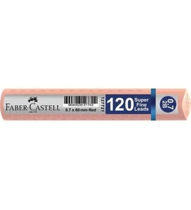 FABER CASTELL 120'Lİ MİN 0.7 2B 60mm UÇ PASTEL TURUNCU TÜP